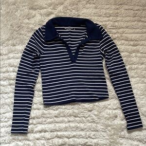 Abercrombie Cropped Collared Shirt